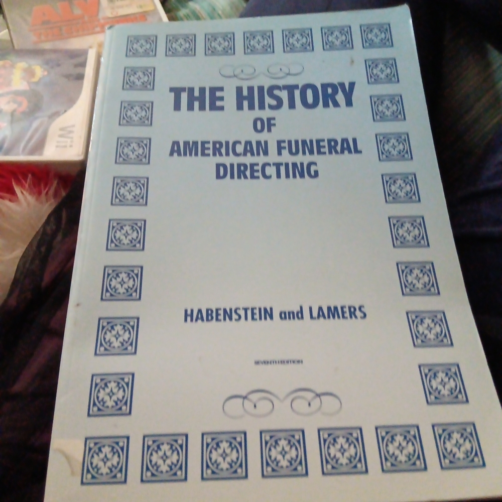 Blue Art Print - The History of American Funeral Directing